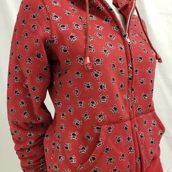 New Glitter Skull & Crossbone Hoodie - Picture 12 of 13